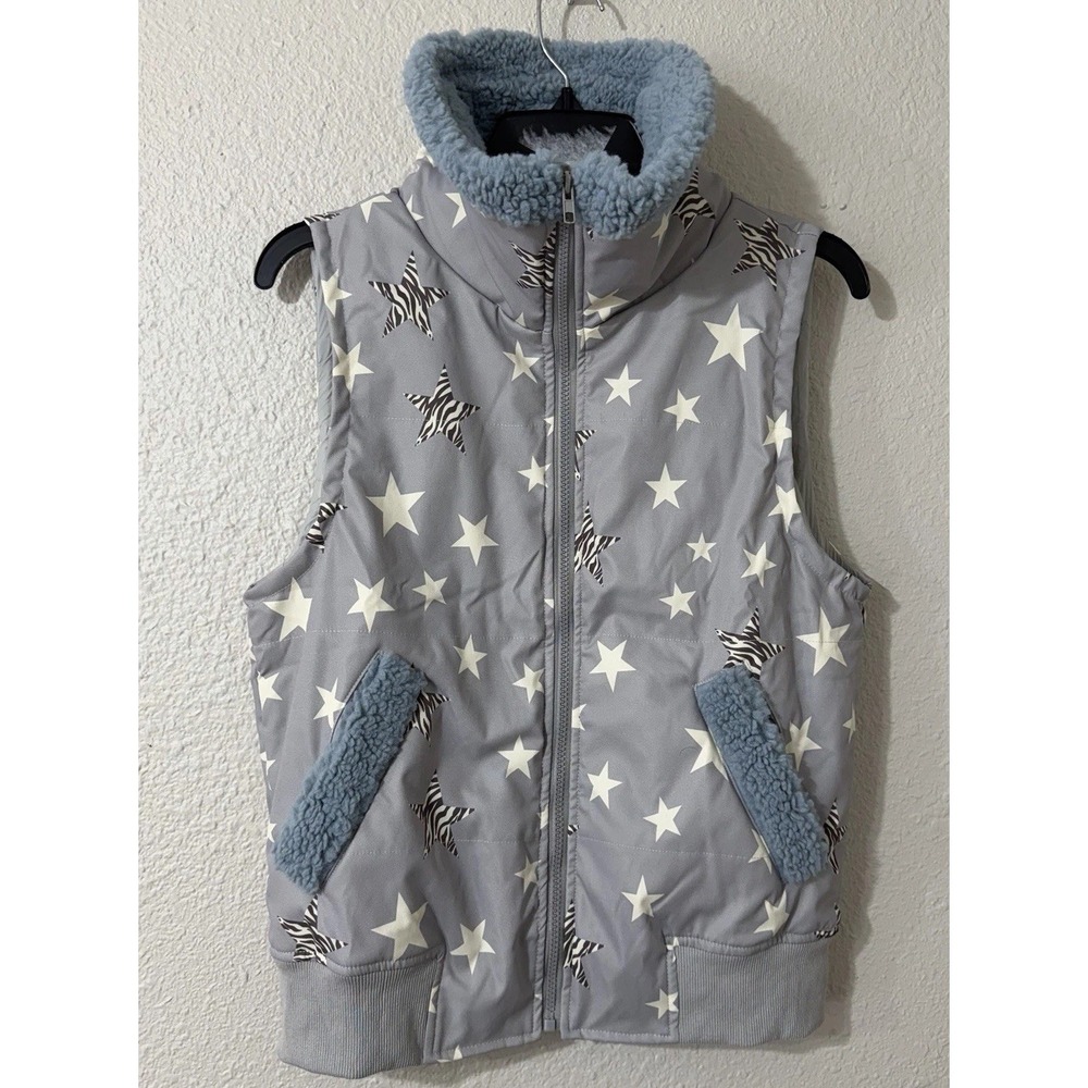 Umgee S Womens Vest NWT Star Puffer Boutique Boho Western Ranch Cowgirl